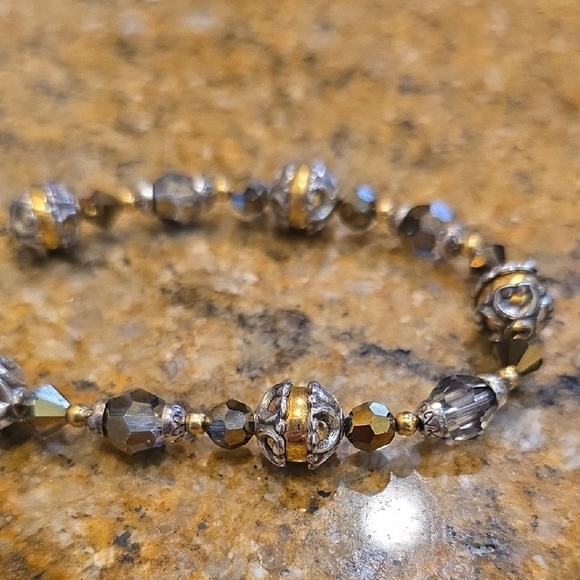 Brighton Gold and Silver Beaded Bracelet - Picture 14 of 14